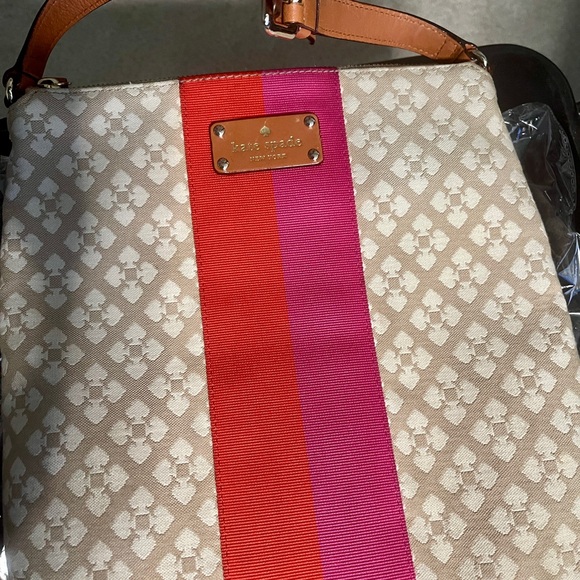 Kate Spade Beige and Red Crossbody Bag wallet bundle - Picture 5 of 10